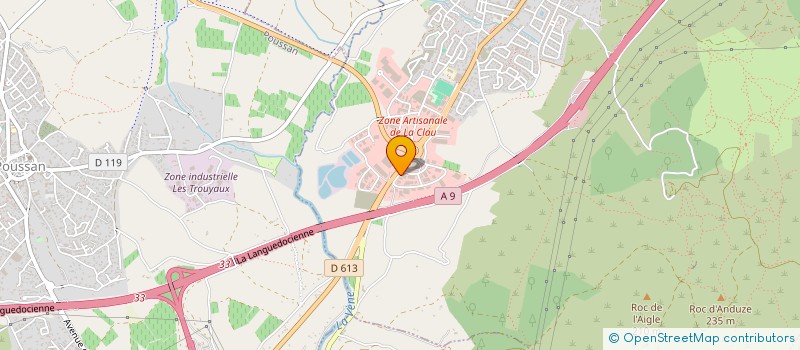 localisation de l'entreprise CALYPSO  GIGEAN