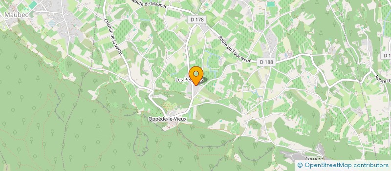 localisation de l'entreprise CALYPSO  OPPEDE