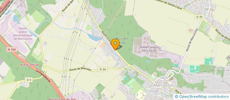 localisation de l'entreprise CALYPSO  MARCOUSSIS