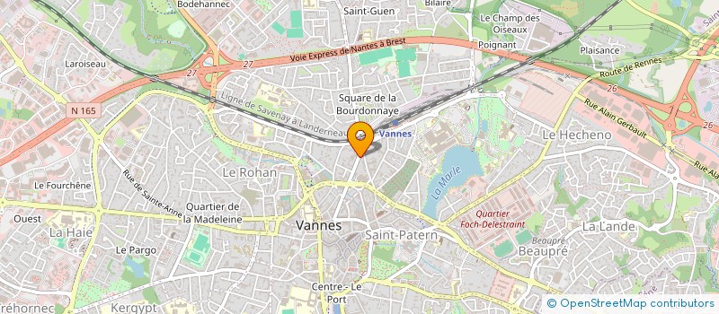 localisation de l'entreprise CALYPSO  VANNES
