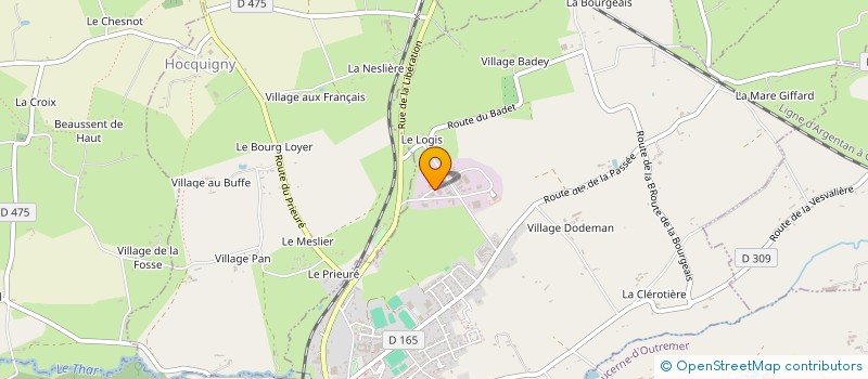 localisation de l'entreprise CALYPSO  LA HAYE-PESNEL