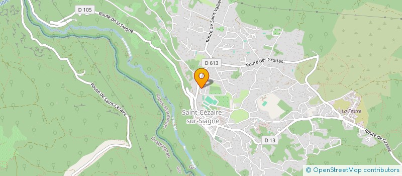 localisation de l'entreprise CALYPSO à SAINT-CEZAIRE-SUR-SIAGNE