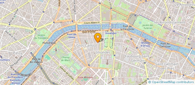 localisation de l'entreprise CALYPSO à PARIS
