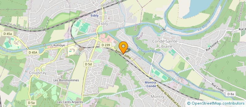 localisation de l'entreprise CALYPSO à ESBLY