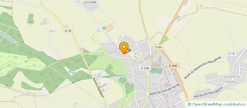 localisation de l'entreprise CALYPSO  VENON