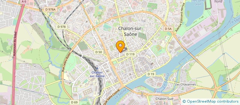 localisation de l'entreprise CALYPSO AUDIT à CHALON-SUR-SAONE