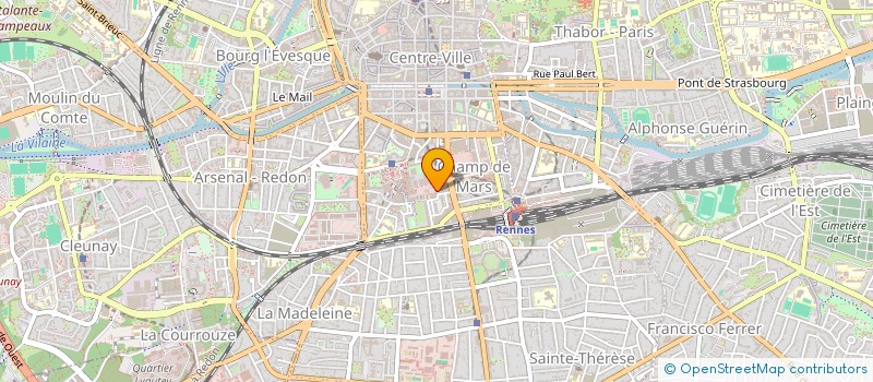 localisation de l'entreprise CALYPSO COIFFURE à RENNES