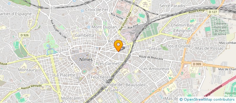 localisation de l'entreprise CALYPSO CONCIERGERIE  NIMES