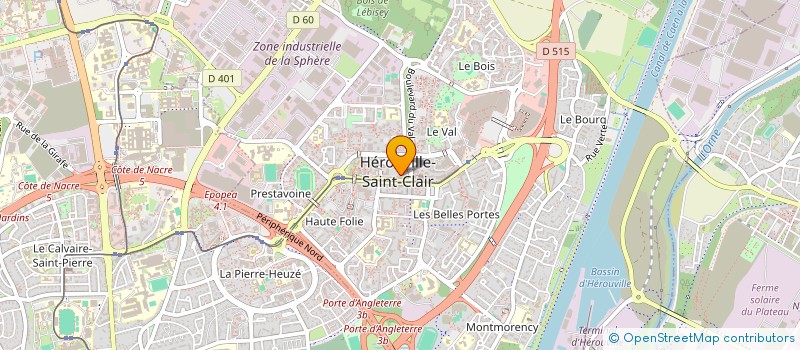 localisation de l'entreprise CALYPSO FAMILI à HEROUVILLE-SAINT-CLAIR