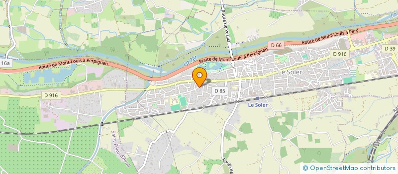 localisation de l'entreprise CALYPSO II  LE SOLER