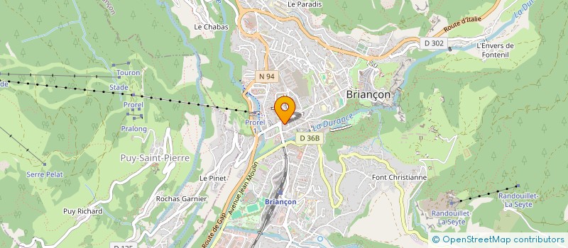 localisation de l'entreprise CALYPSO IV à BRIANCON