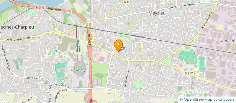 localisation de l'entreprise CALYPSO KIDS  MEYZIEU