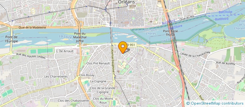 localisation de l'entreprise CALYPSO MEDIA à ORLEANS