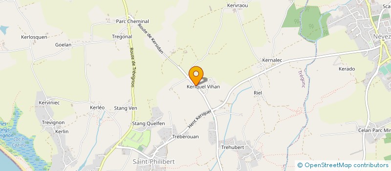 localisation de l'entreprise CALYPSO SCHOOL  TREGUNC