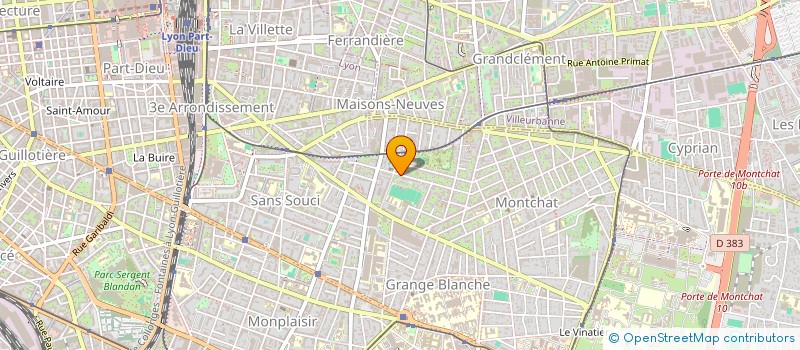 localisation de l'entreprise CALYROS  LYON