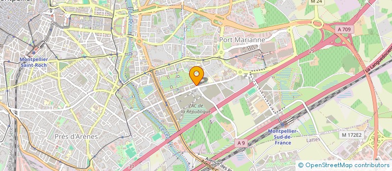 localisation de l'entreprise CALYS  MONTPELLIER