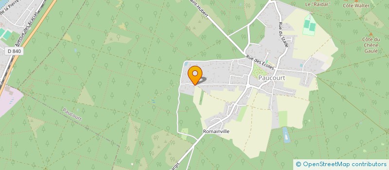 localisation de l'entreprise CALYSE  PAUCOURT