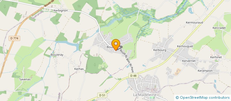 localisation de l'entreprise CALYSSY  GUERANDE