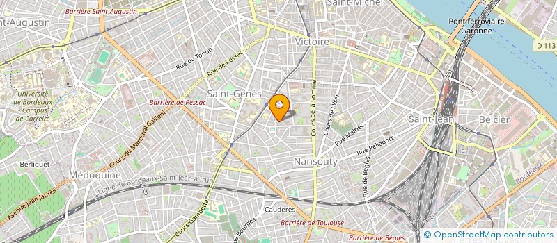 localisation de l'entreprise CALYSTA  BORDEAUX