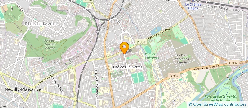 localisation de l'entreprise CALYTED'OR à NEUILLY-SUR-MARNE