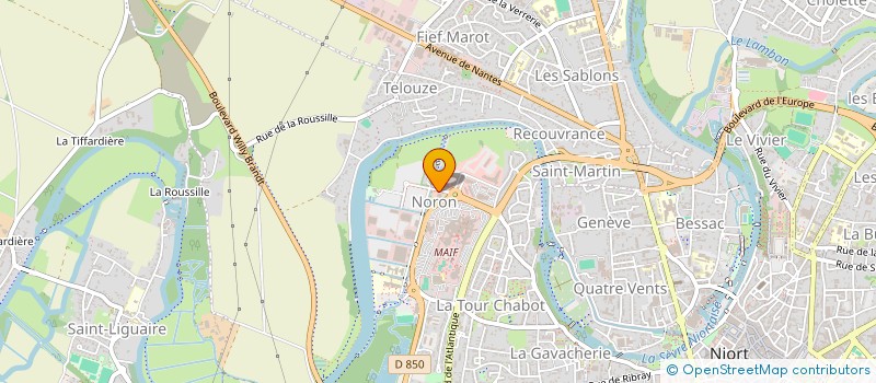 localisation de l'entreprise CALYXIS POLE D EXPERTISE DES RISQUES  BESSINES