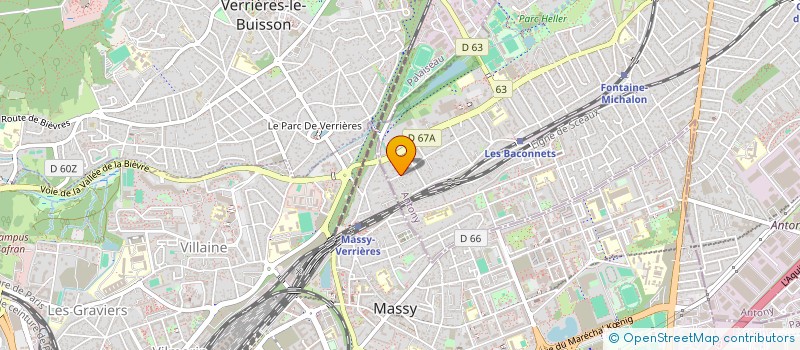 localisation de l'entreprise CALZA MCSG à ANTONY