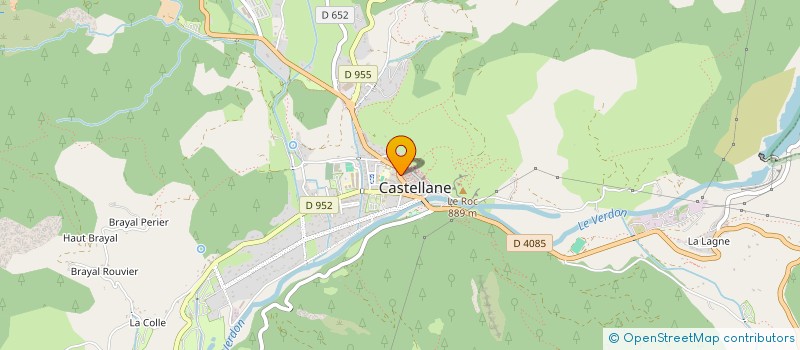 localisation de l'entreprise CALZO à CASTELLANE