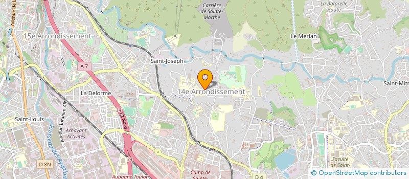localisation de l'entreprise CAM à MARSEILLE 14EME