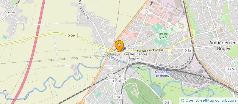 localisation de l'entreprise CAM  AMBERIEU-EN-BUGEY