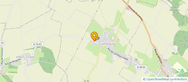 localisation de l'entreprise CAM  CAMBLIGNEUL