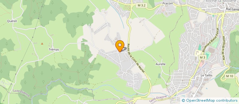 localisation de l'entreprise CAM  SAINT-ETIENNE