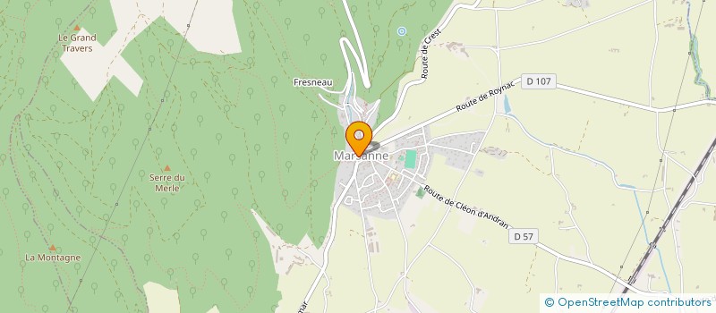 localisation de l'entreprise CAM  LE POUZIN