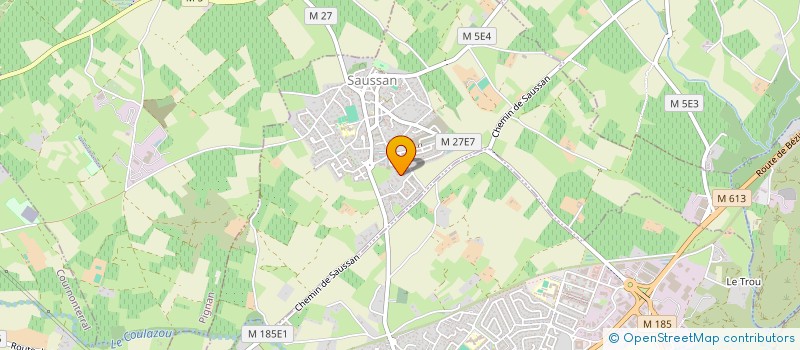 localisation de l'entreprise CAM  SAUSSAN