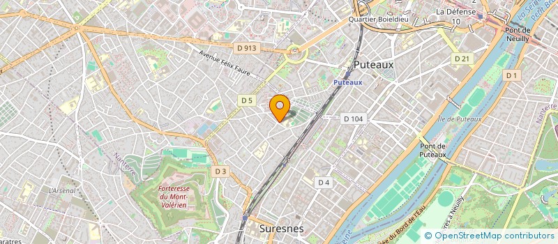 localisation de l'entreprise CAM & AUG à SURESNES