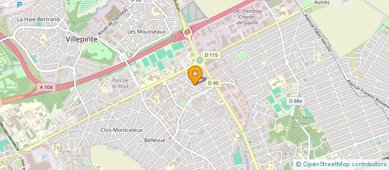 localisation de l'entreprise CAM AUTO LOC à VILLEPINTE