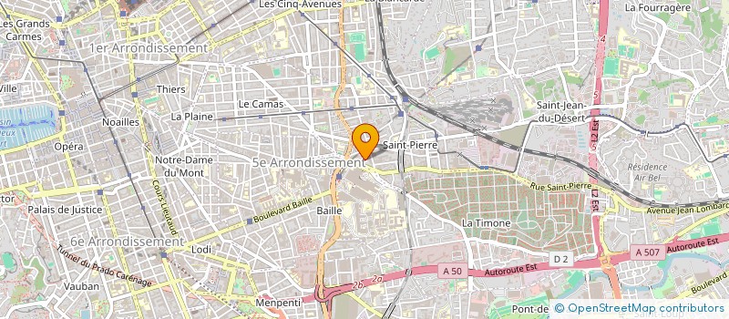 localisation de l'entreprise CAM CENTRE AMBULANCIER MARSEIL à MARSEILLE