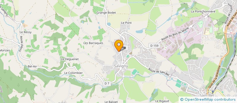 localisation de l'entreprise CAM & COM  SAVIGNY