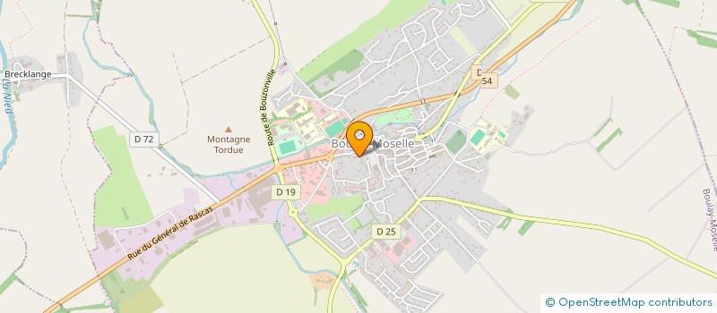 localisation de l'entreprise CAM DE BOULAY  BOULAY-MOSELLE