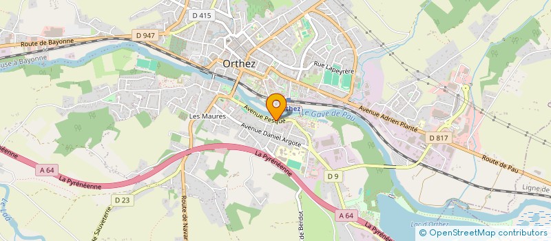 localisation de l'entreprise CAM DE LOUP  ORTHEZ