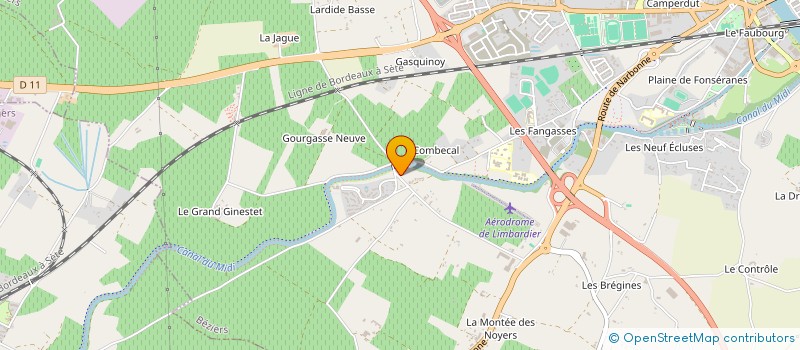 localisation de l'entreprise CAM FAMILY à BEZIERS