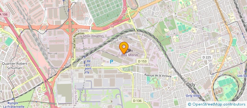 localisation de l'entreprise CAM FOOD DISTRIBUTION à ORLY