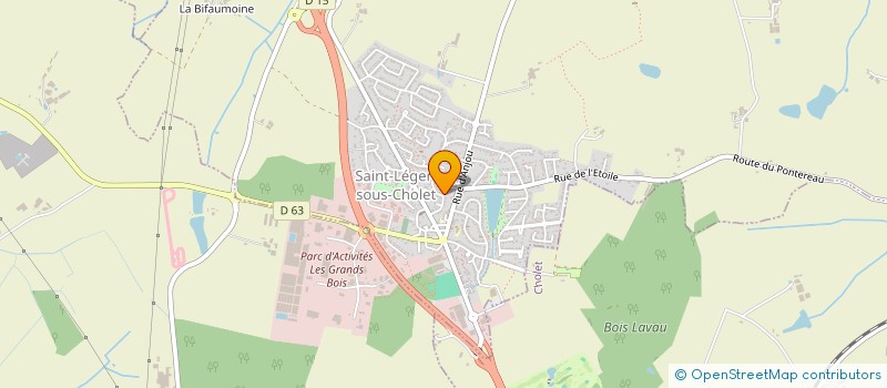 localisation de l'entreprise CAM IMMO à SAINT-LEGER-SOUS-CHOLET