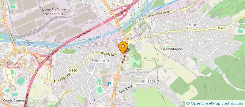 localisation de l'entreprise CAM-IMMOBAT INDUSTRY  EXINCOURT