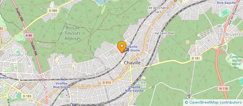 localisation de l'entreprise CAM-LY RECORDS à CHAVILLE
