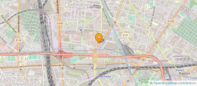 localisation de l'entreprise CAM PARTS FRANCE à AUBERVILLIERS