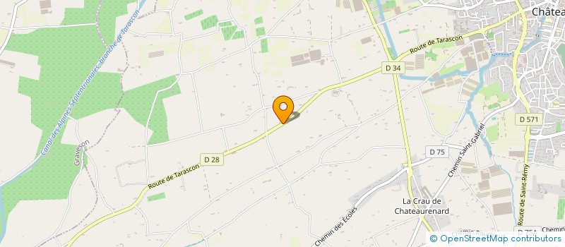 localisation de l'entreprise CAM PRIMEUR à CHATEAURENARD