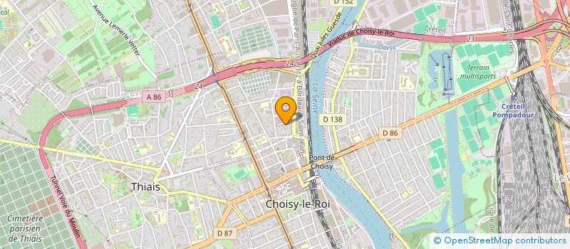 localisation de l'entreprise CAM PROPRETE à CHOISY-LE-ROI