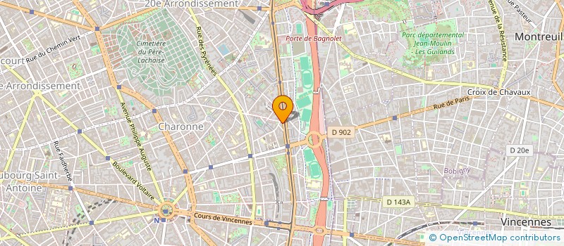 localisation de l'entreprise CAM SARL  PARIS
