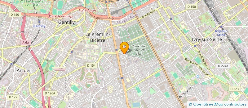 localisation de l'entreprise CAM SYSTEME INFORMATIQUE  LE KREMLIN-BICETRE