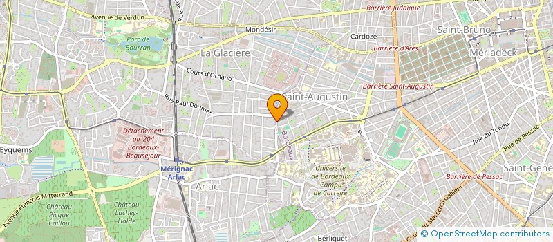 localisation de l'entreprise CAM2BORDE  BORDEAUX